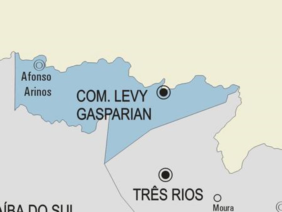 แผนที่ของ Casimiro เดอ Abreu municipality