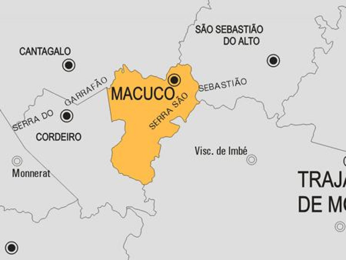 แผนที่ของ Macuco municipality