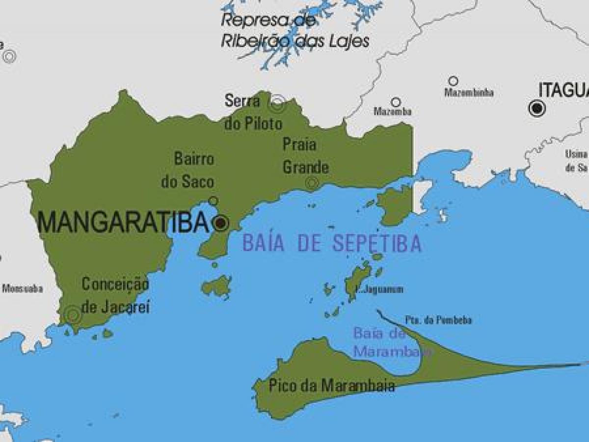 แผนที่ของ Mangaratiba municipality
