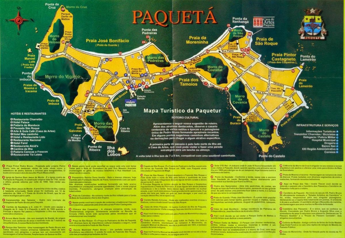 แผนที่ของ Paquetá