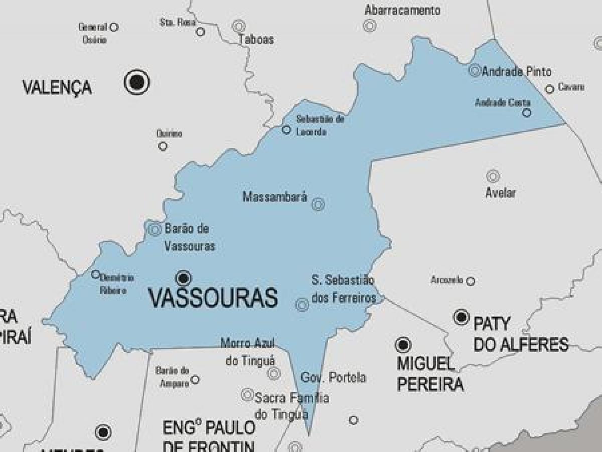 แผนที่ของ Varre-Sai municipality