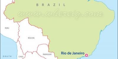 แผนที่ของ brazil. kgm บบราซิล