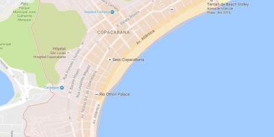 แผนที่ของ Copacabana