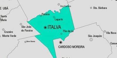 แผนที่ของ Italva municipality