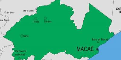 แผนที่ของ Macaé municipality