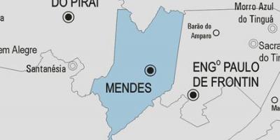 แผนที่ของ Mendes municipality