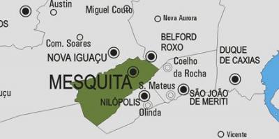แผนที่ของ Mesquita municipality