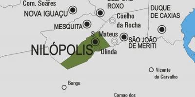 แผนที่ของ Nilópolis municipality