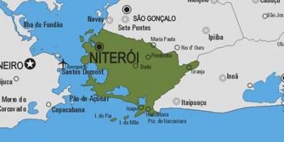 แผนที่ของ Niterói municipality