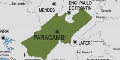 แผนที่ของ Paracambi municipality