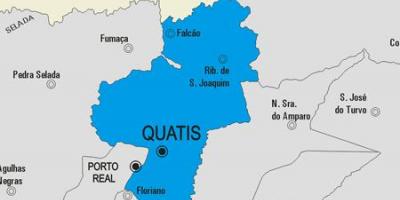 แผนที่ของ Quatis municipality