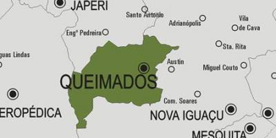 แผนที่ของ Queimados municipality