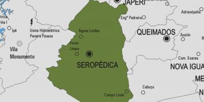 แผนที่ของ Seropédica municipality