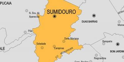 แผนที่ของ Sumidouro municipality