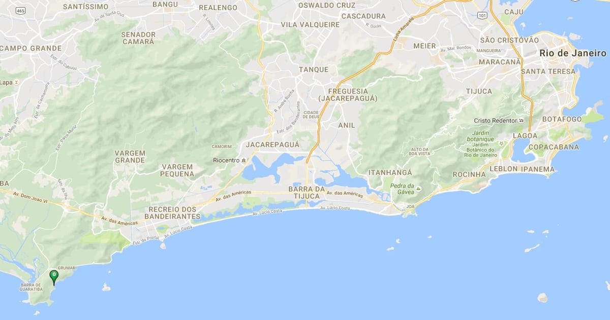 แผนที่ของชายหาด Funda