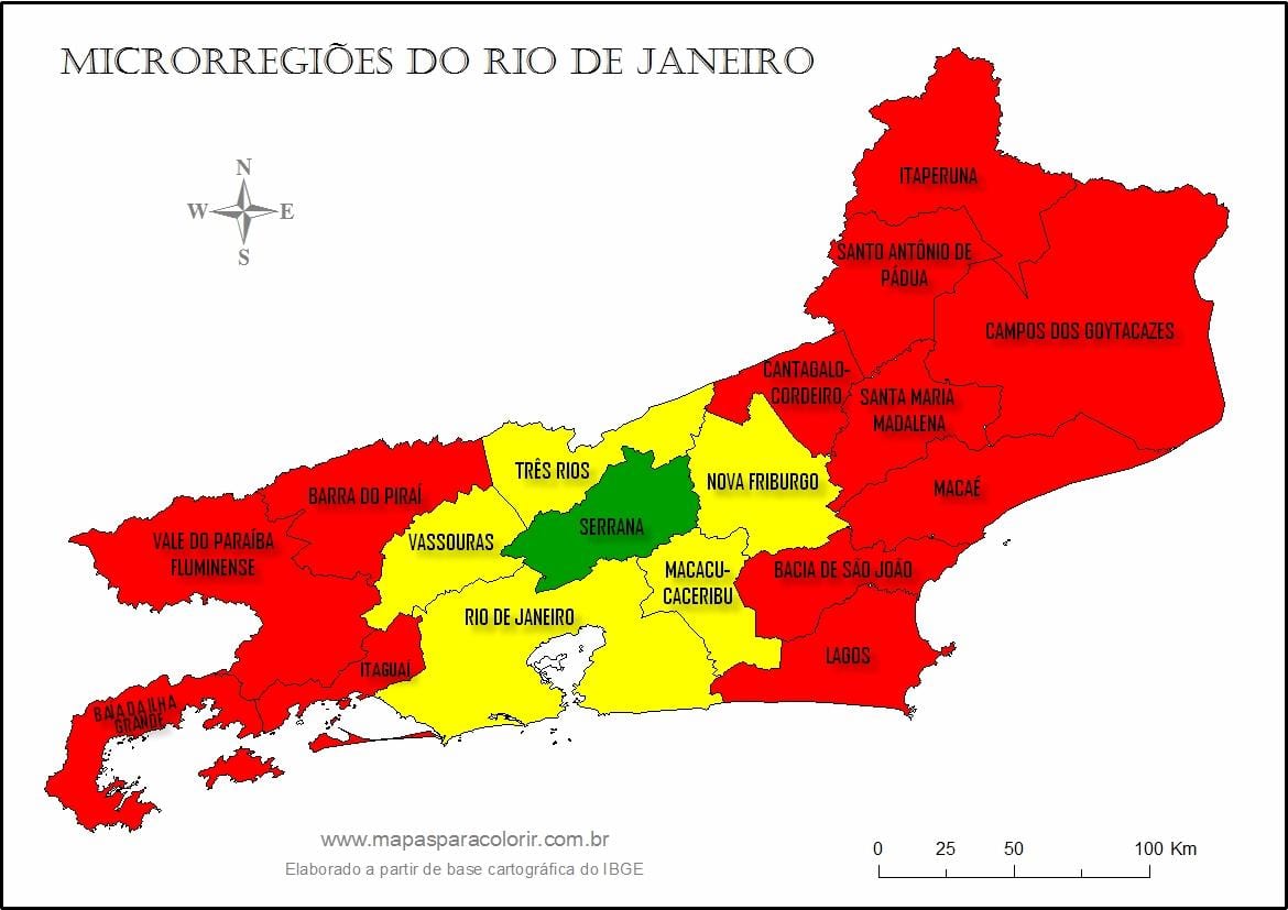 แผนที่ของโคร-ดินแดน brazil. kgm