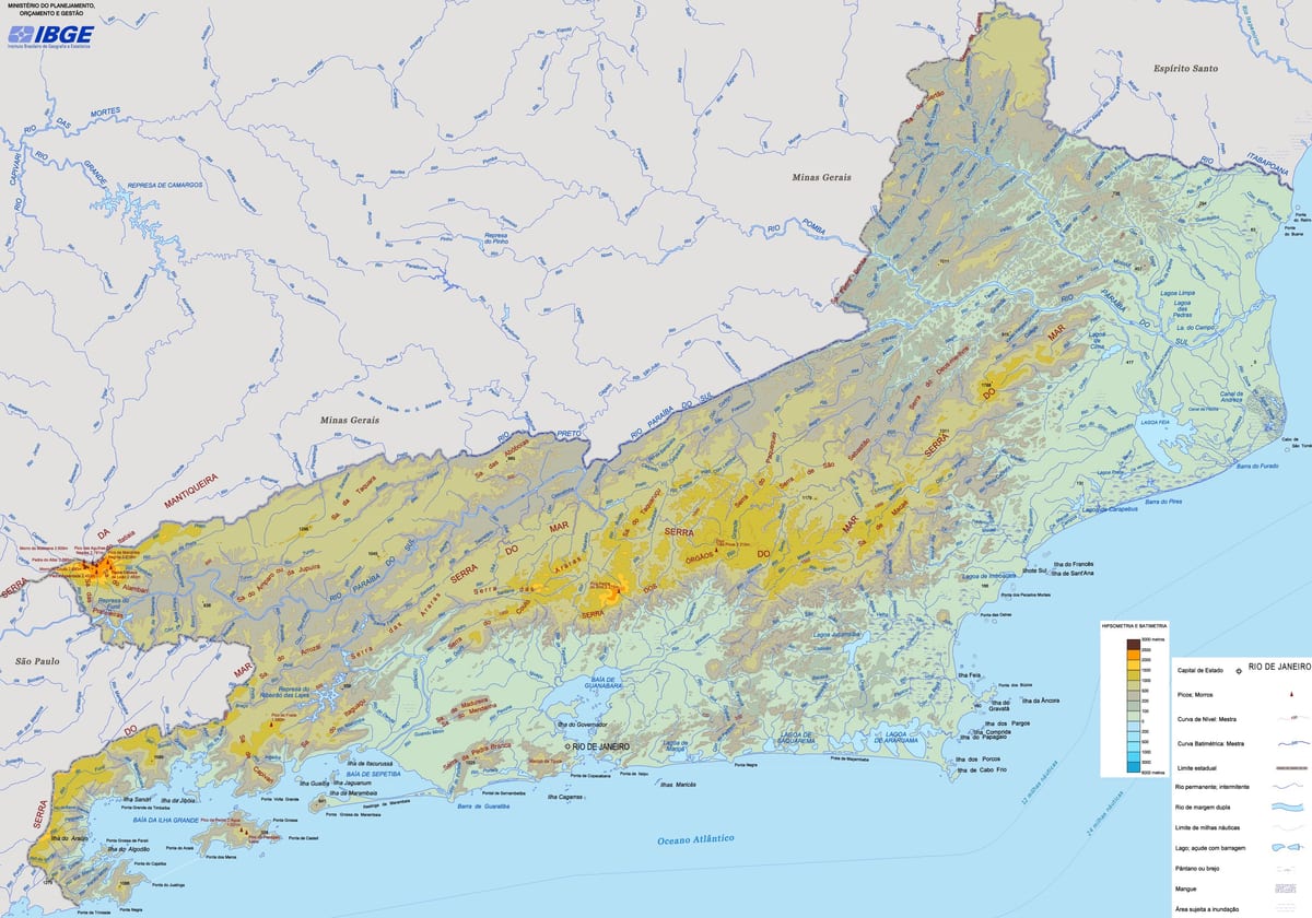 แผนที่ของโล่งอกของรัฐของ brazil. kgm