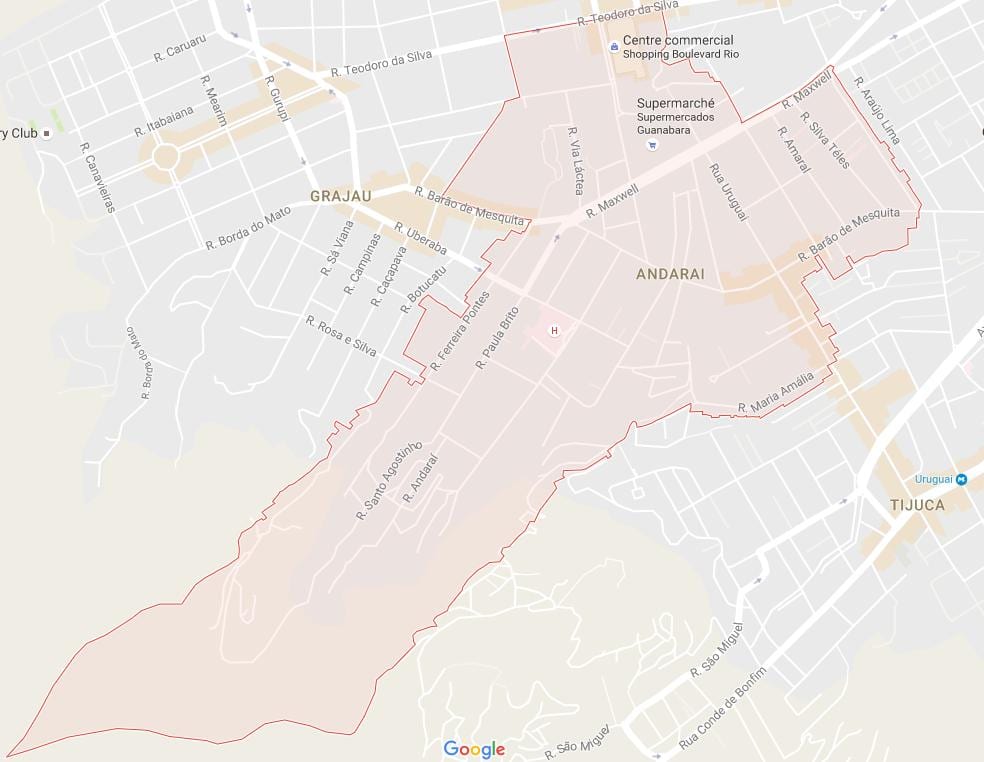 แผนที่ของ Andaraí
