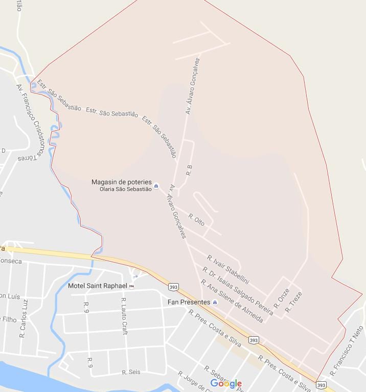 แผนที่ของ Bairro เดอ Fátima