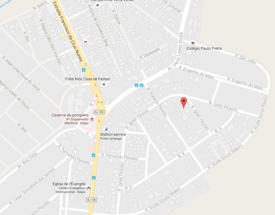 แผนที่ของ Bairro Peixoto