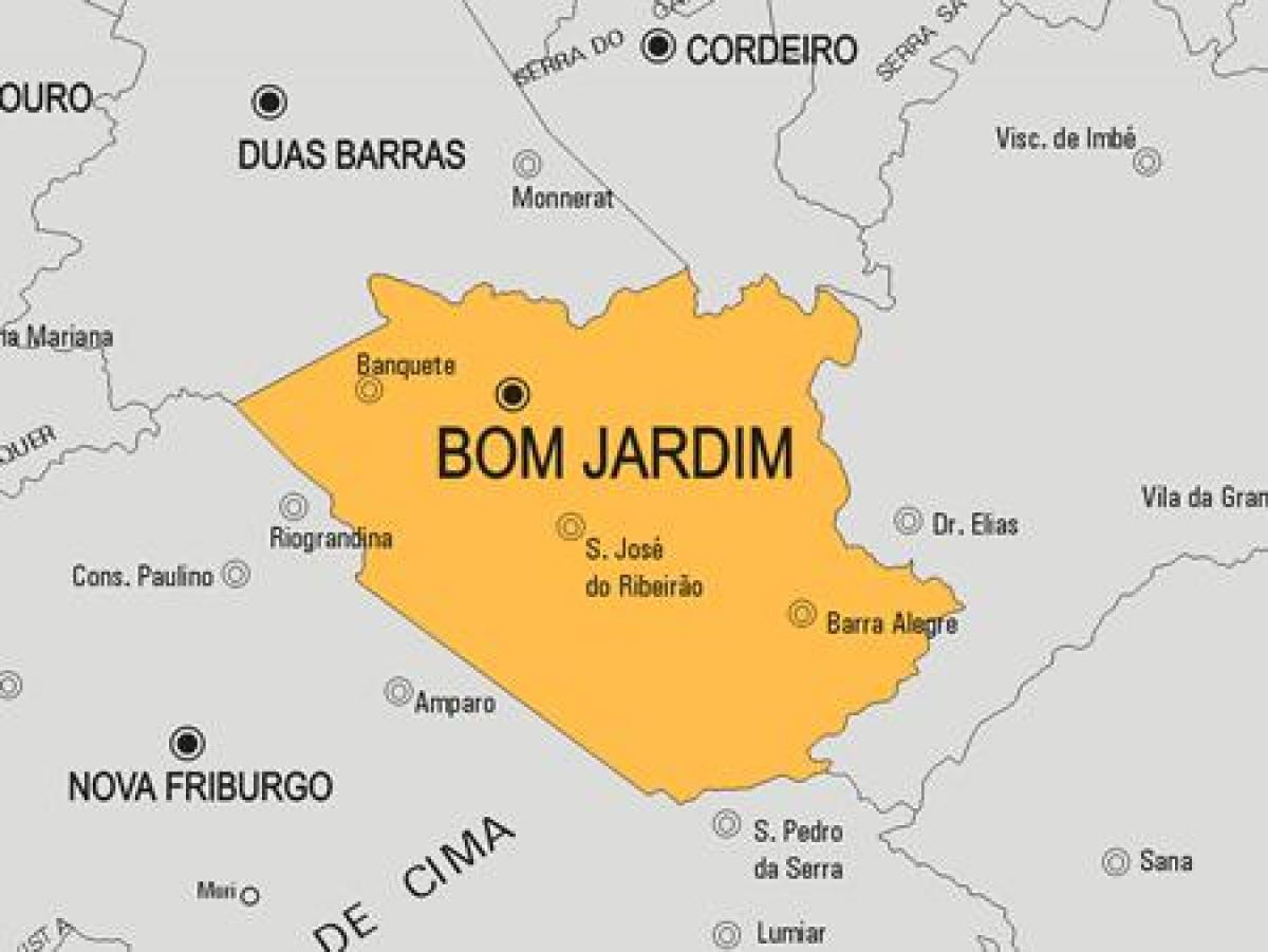 แผนที่ของ Bom Jardim municipality