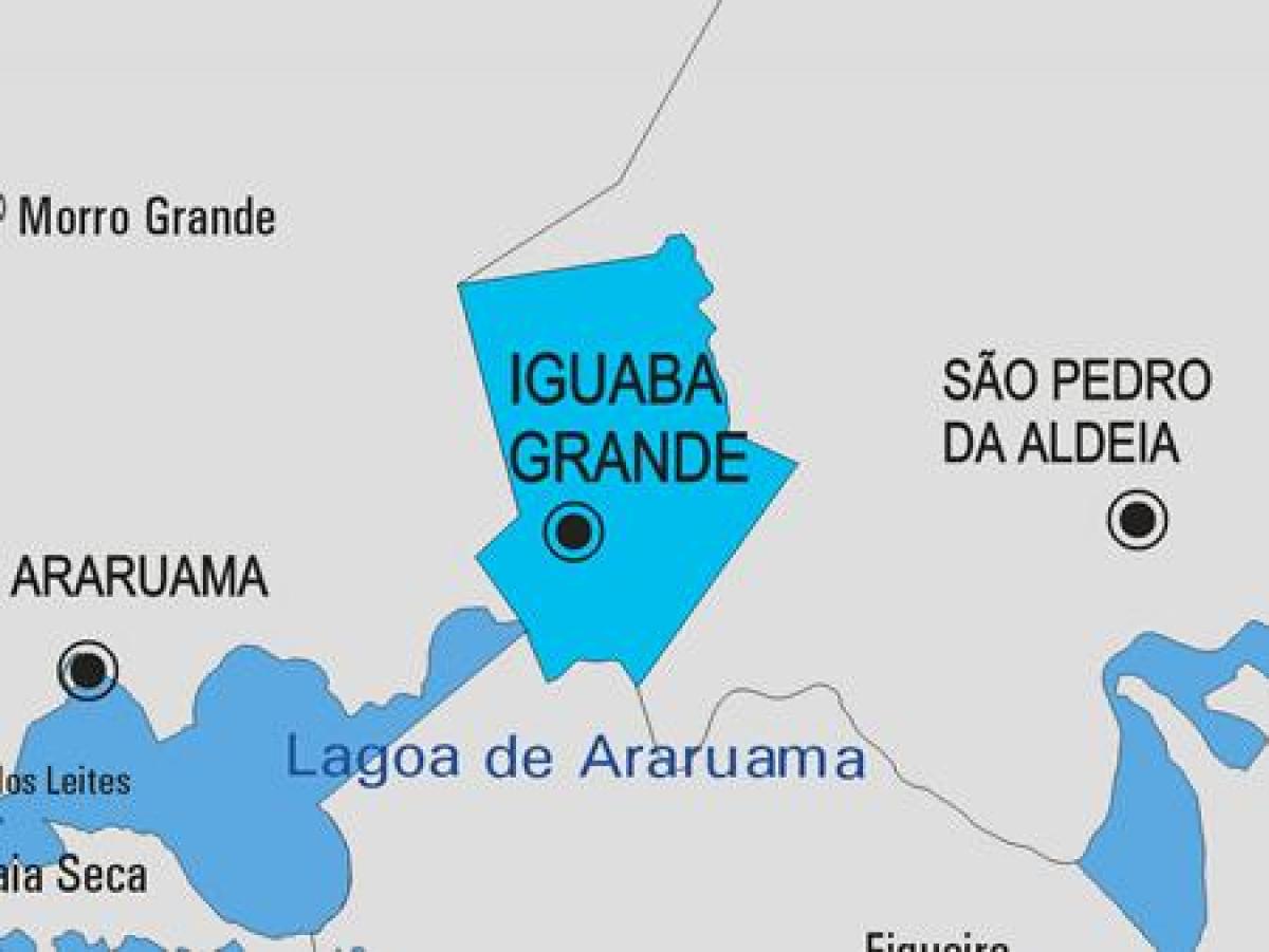 แผนที่ของ Iguaba นด์ municipality