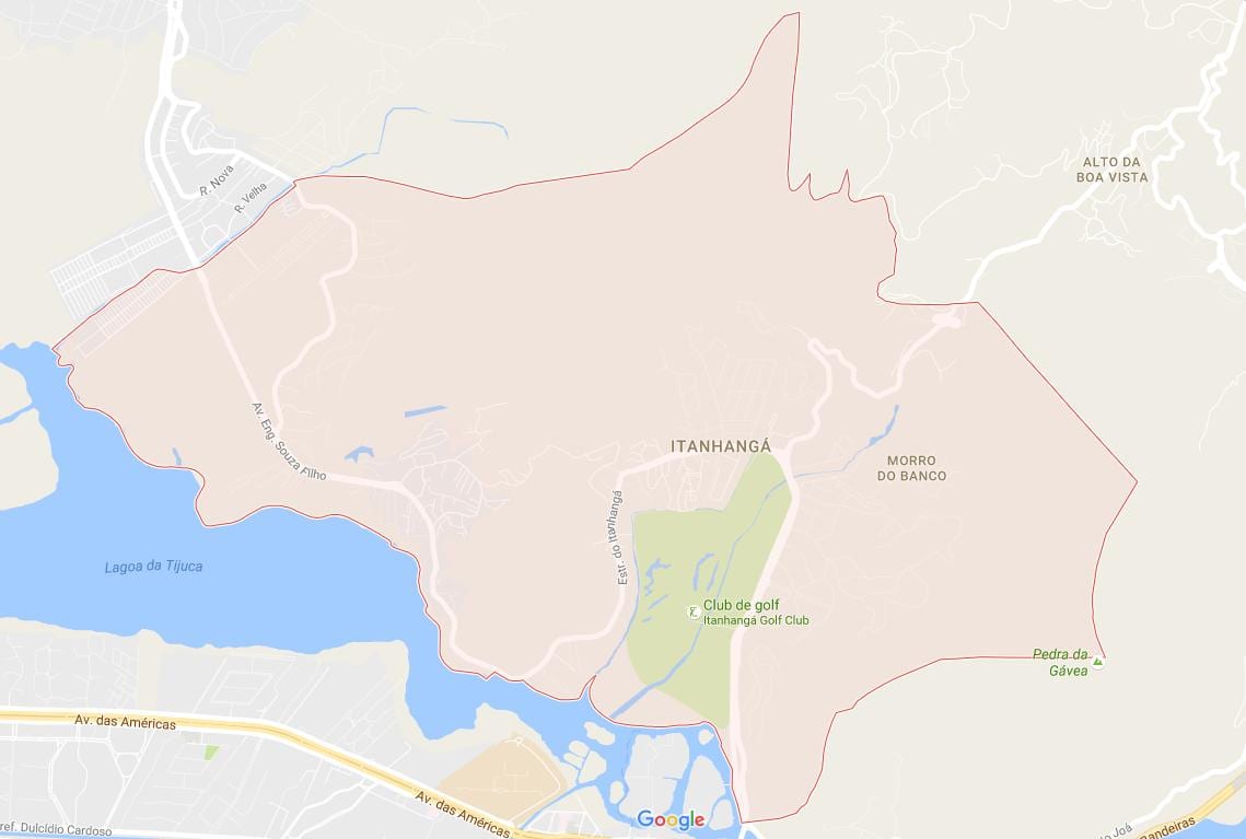 แผนที่ของ Itanhangá