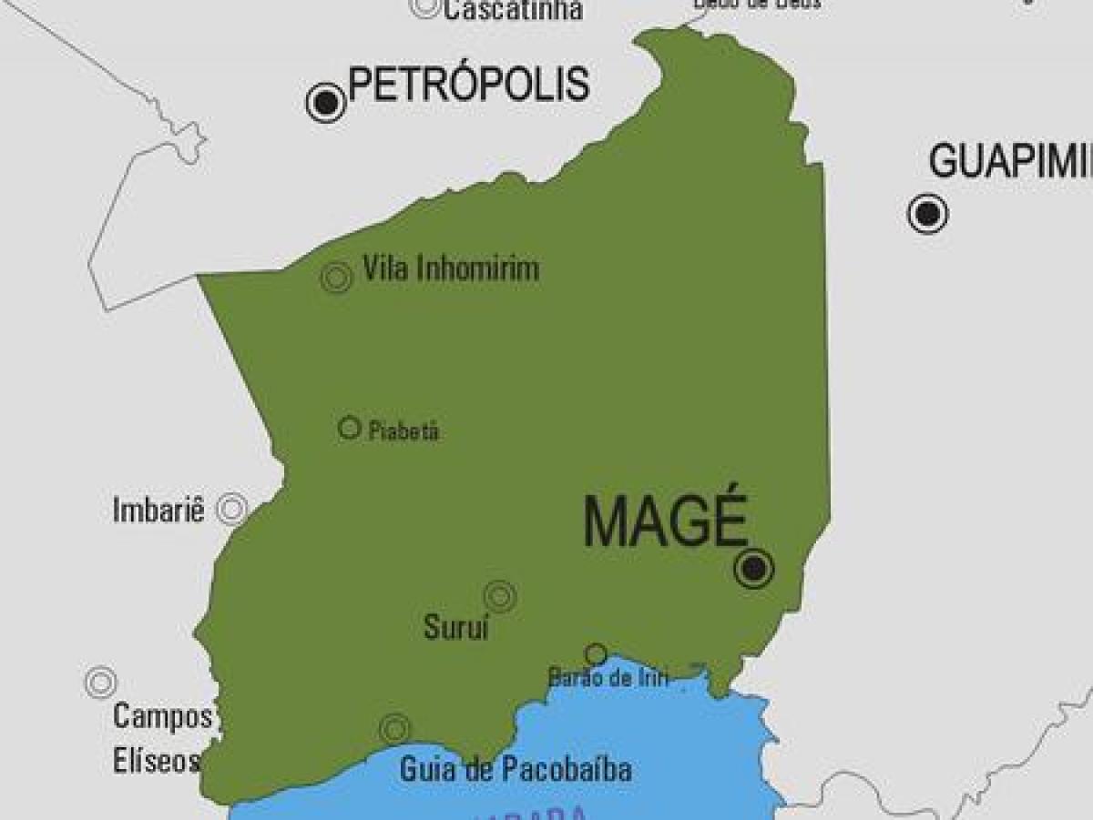 แผนที่ของ Magé municipality