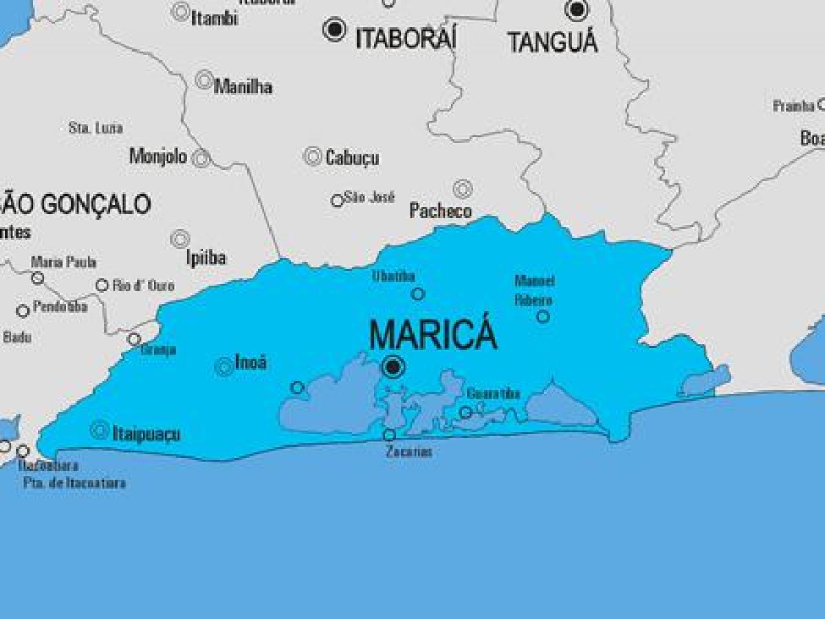 แผนที่ของ Maricá municipality