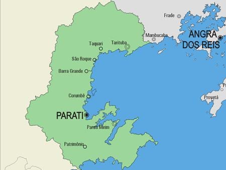 แผนที่ของ Parati municipality