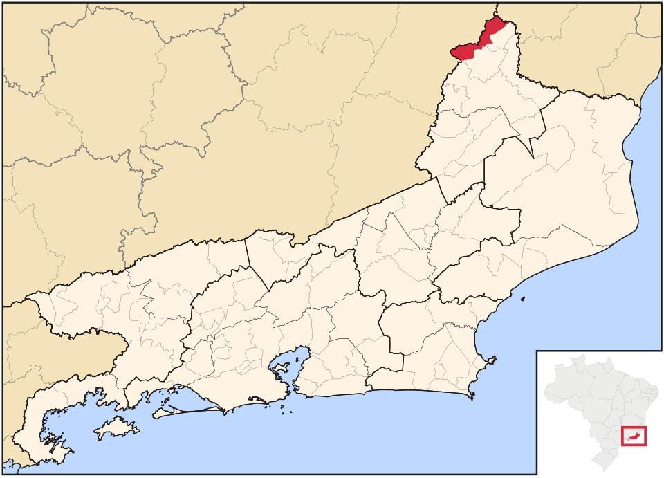 แผนที่ของ Porciúncula