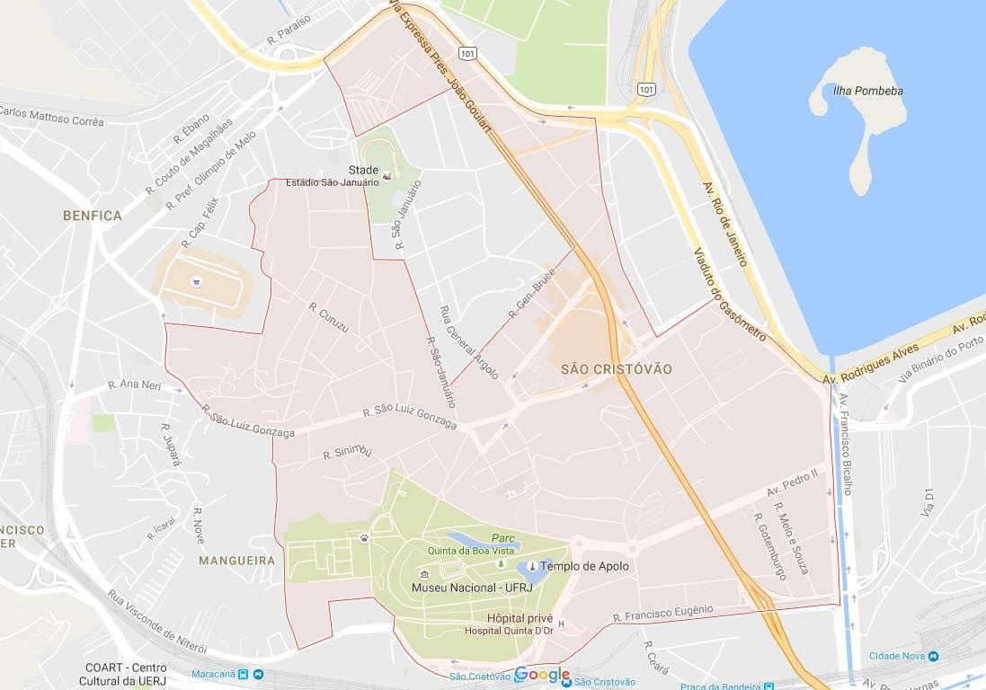 แผนที่ของ São Cristóvão
