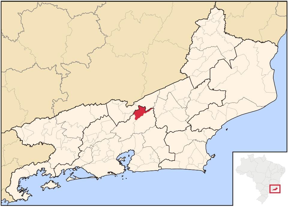 แผนที่ของ São José ทำเวลองทำริโอ Preto