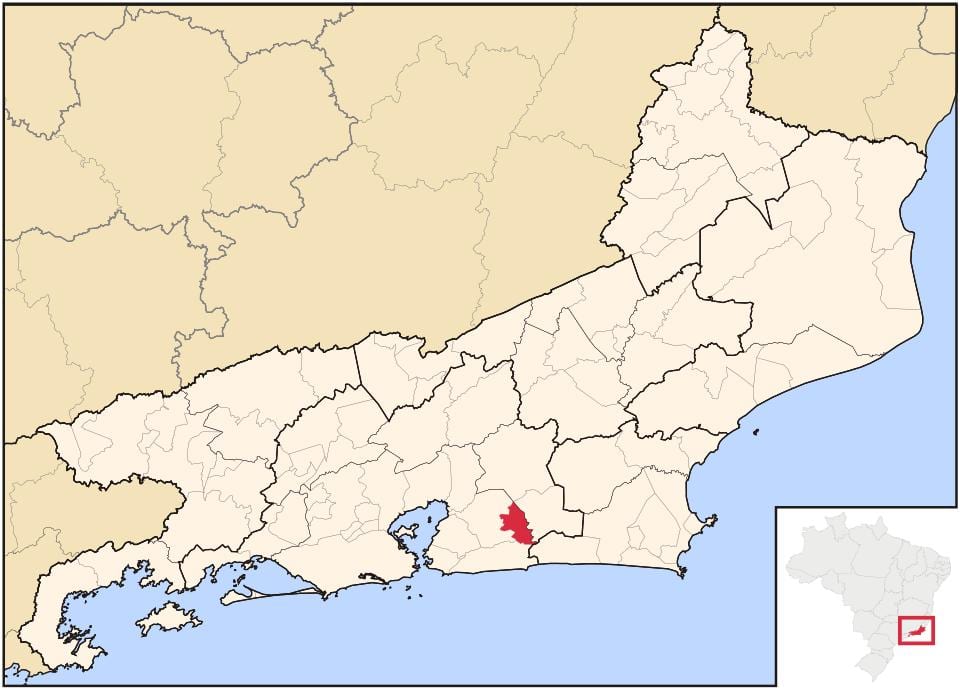 แผนที่ของ Tanguá