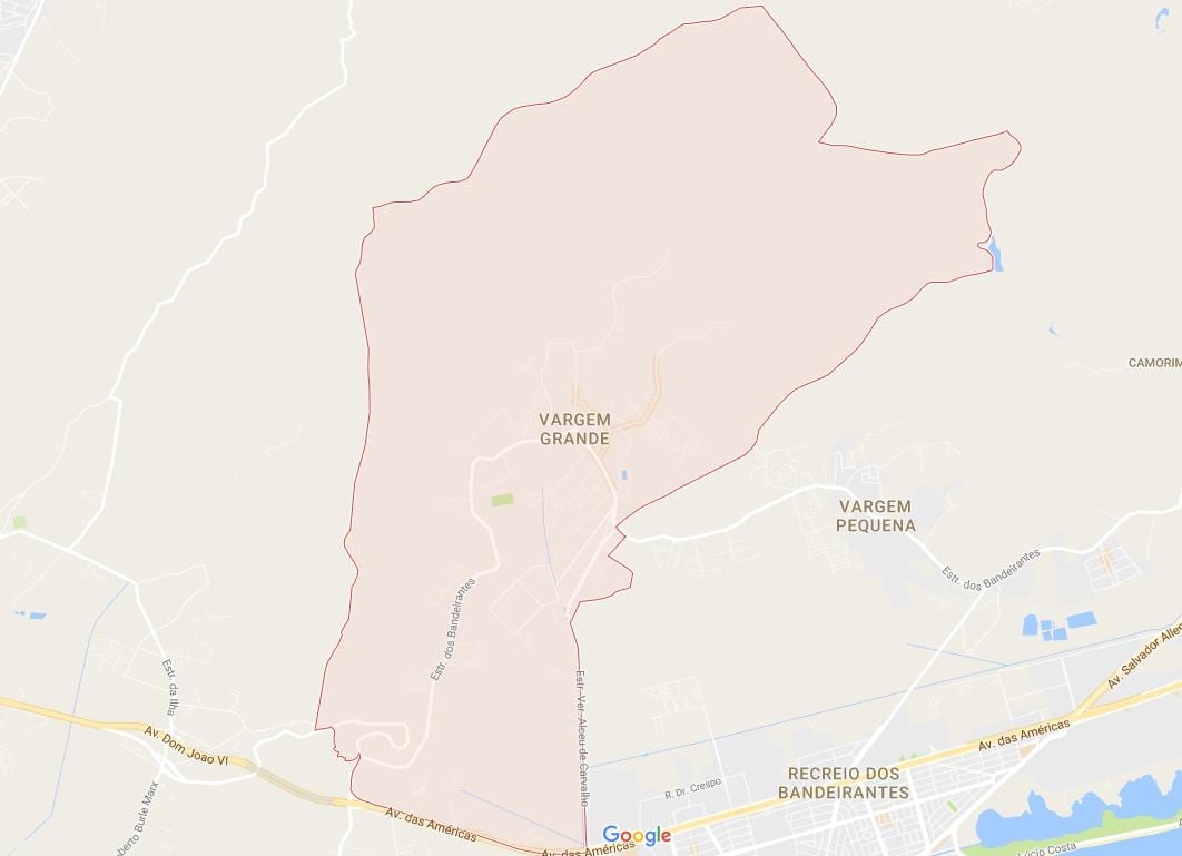 แผนที่ของ Vargem นด์