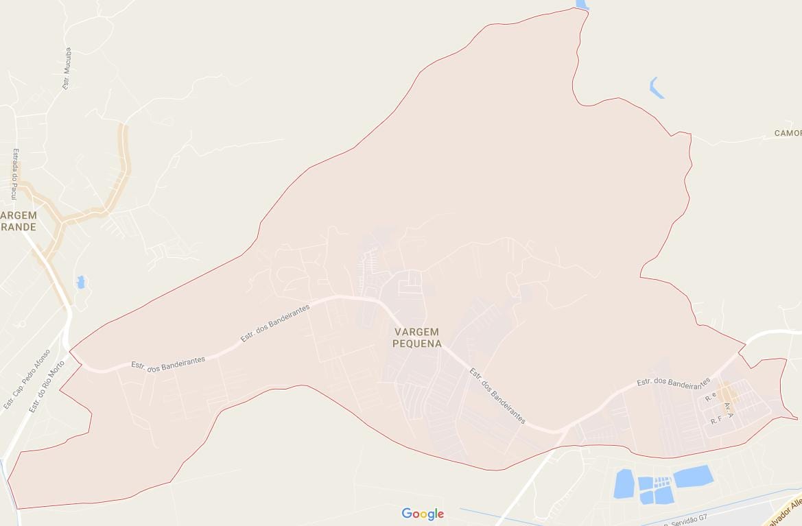 แผนที่ของ Vargem Pequena