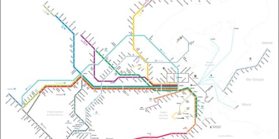 แผนที่ของของการขนส่งริโอ
