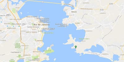 แผนที่ชายหาดของกำนัลเป็นความถนัด Imbuí