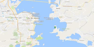แผนที่ของชายหาดอีวา