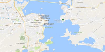 แผนที่ชายหาดของโบอา Viagem