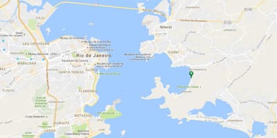 แผนที่ของชายหาด Charitas