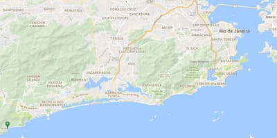 แผนที่ของชายหาด Grumari