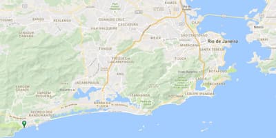 แผนที่ของชายหาด Macumba