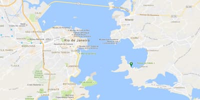 แผนที่ของชายหาด puertorico. kgm