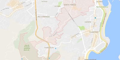แผนที่ของซานเทเรซ่า
