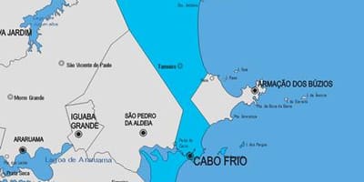 แผนที่ของคาโบ Frio municipality