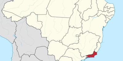 แผนที่ของรัฐของ brazil. kgm