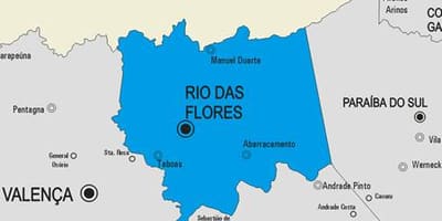 แผนที่ของริโอ àˆàà"Ostras municipality