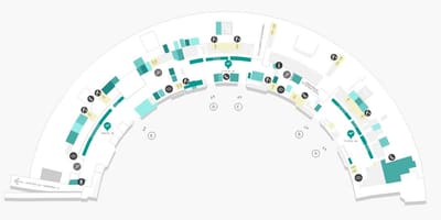 แผนที่ของสนามบิน Galeão เทอร์มินัลระดับ 1 1