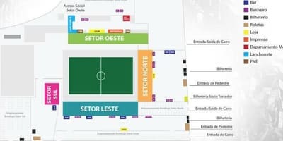 แผนที่ของเวียนต่อสู้อะไรสักอ Botafogo